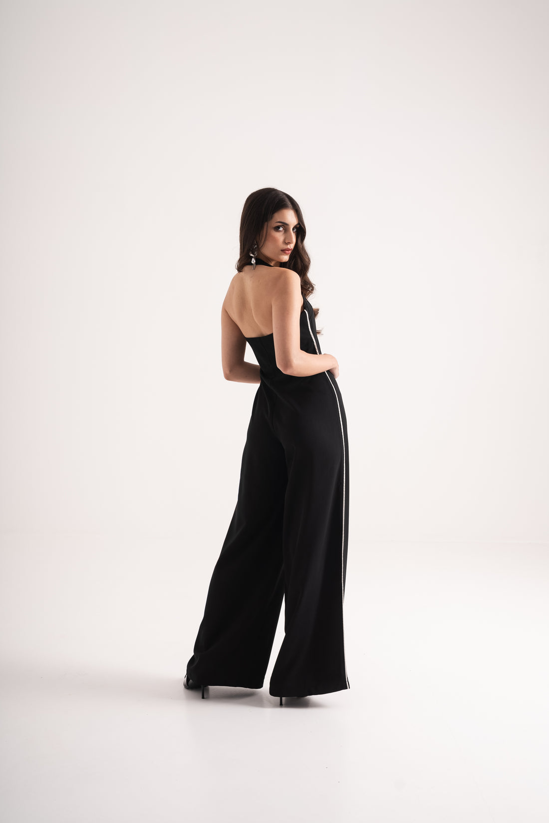 MONOCHROME EDGE JUMPSUIT