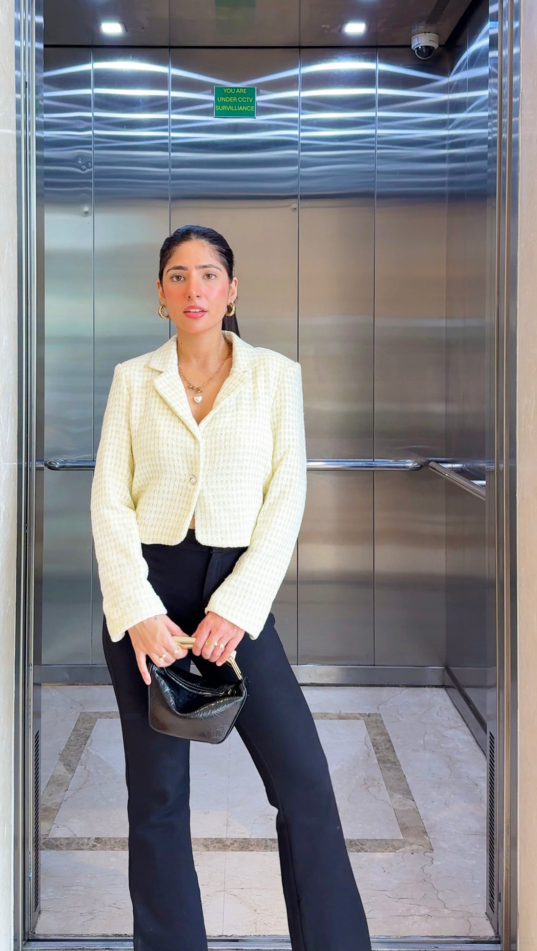 DAFFODIL TWEED BLAZER